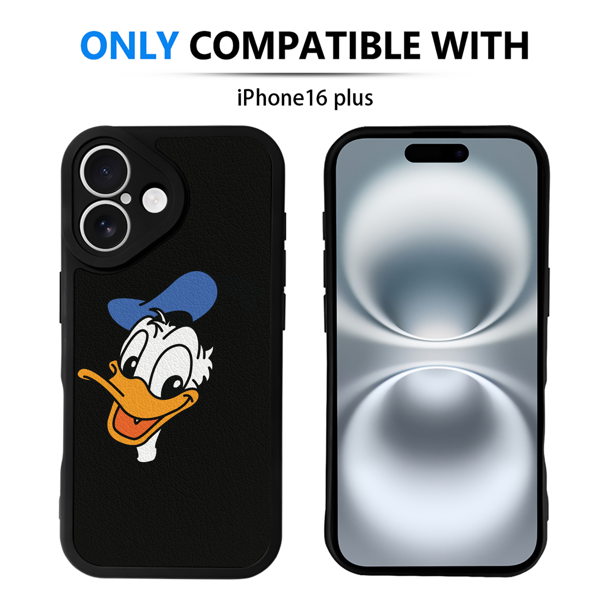 （画像用） ミッキーマウス Mickey Mouse 【iPhone 16シリーズ対応】シリコンスマホケース（レザー調） 材質：シリコン